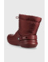 Crocs cizme de iarna Classic Lined Neo Puff Boot culoarea bordo - Pled.ro