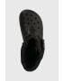 Crocs cizme de iarna copii Classic Lined Neo Puff culoarea negru - Pled.ro