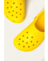 Crocs papuci Classic culoarea galben 10001 - Pled.ro