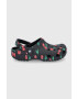 Crocs papuci culoarea negru - Pled.ro