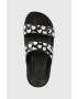 Crocs papuci femei culoarea negru - Pled.ro