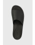 Crocs papuci Brooklym Slide femei culoarea negru cu platforma 208728 - Pled.ro