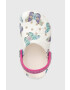 Crocs papuci BUTTERFLY CLOG culoarea alb - Pled.ro