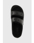 Crocs papuci Classic Cozzzy Sandal culoarea negru 207446.060-BLK.BLK - Pled.ro