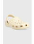 Crocs papuci Classic Croskin Clog femei culoarea bej 206873 - Pled.ro