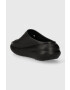 Crocs papuci Classic Crush Slide femei culoarea negru cu platforma 208731 - Pled.ro