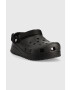 Crocs papuci Classic Hiker Clog femei culoarea negru cu platforma 206772.060.D-BLK.BLK - Pled.ro