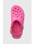 Crocs papuci Classic Hiker Xscape Clog femei culoarea roz cu platforma 208365 - Pled.ro