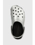 Crocs papuci Classic Metallic Clog femei culoarea argintiu 205831 - Pled.ro