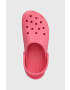 Crocs papuci Classic Platform Clog femei culoarea roz cu platforma 206750 - Pled.ro