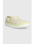 Crocs papuci Crocband Clean Clog femei culoarea bej 208371 - Pled.ro