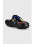 Crocs papuci de casă Classic Lined Spray Dye Clog culoarea negru 208045.0C4.U-BLK.MLC - Pled.ro