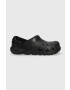 Crocs papuci Duet Max II Clog femei culoarea negru cu platforma 208776 - Pled.ro