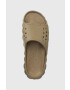 Crocs papuci Echo Slide culoarea maro 208170 208170.2G9-2G9 - Pled.ro