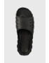 Crocs papuci Echo Slide culoarea negru 208170 - Pled.ro