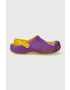 Crocs papuci NBA Los Angeles Lakers Classic Clog culoarea violet 208650 - Pled.ro