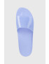 Crocs papuci Splash Glossy Slide femei culoarea violet 208538 - Pled.ro