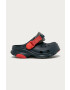 Crocs slapi copii culoarea rosu - Pled.ro