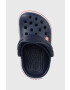 Crocs slapi copii culoarea albastru marin - Pled.ro