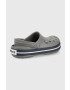 Crocs slapi copii culoarea gri - Pled.ro