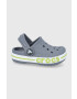 Crocs slapi copii culoarea alb - Pled.ro