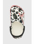 Crocs slapi copii culoarea alb - Pled.ro