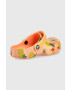 Crocs slapi copii culoarea portocaliu - Pled.ro