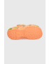 Crocs slapi copii culoarea portocaliu - Pled.ro