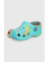 Crocs slapi copii culoarea turcoaz - Pled.ro