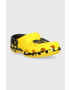 Crocs slapi copii culoarea galben - Pled.ro