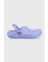 Crocs slapi copii culoarea violet - Pled.ro