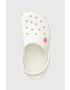 Crocs slapi copii culoarea alb - Pled.ro