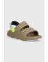 Crocs slapi copii culoarea galben - Pled.ro