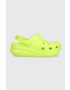 Crocs slapi copii culoarea verde - Pled.ro