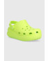 Crocs slapi copii culoarea verde - Pled.ro