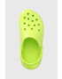 Crocs slapi copii culoarea verde - Pled.ro