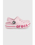 Crocs slapi copii culoarea gri - Pled.ro