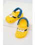 Crocs slapi copii culoarea galben - Pled.ro