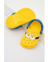 Crocs slapi copii culoarea galben - Pled.ro