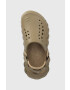 Crocs slapi copii culoarea verde - Pled.ro