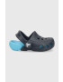 Crocs slapi copii culoarea albastru marin - Pled.ro