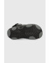 Crocs slapi copii culoarea negru - Pled.ro