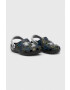 Crocs slapi copii CLASSIC GROGU CLOG culoarea negru - Pled.ro