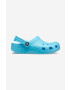 Crocs slapi Classic Kids Clog culoarea turcoaz - Pled.ro