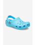 Crocs slapi Classic Kids Clog culoarea turcoaz - Pled.ro