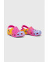 Crocs slapi copii CLASSIC OMBRE CLOG culoarea violet - Pled.ro