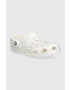 Crocs slapi copii CLASSIC STARRY GLITTER culoarea argintiu - Pled.ro