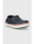 Crocs slapi copii CROCBAND CLEAN CLOG culoarea albastru marin - Pled.ro