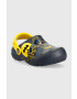 Crocs slapi copii FL BATMAN PATCH culoarea albastru marin - Pled.ro