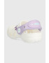 Crocs slapi copii Frozen culoarea alb - Pled.ro